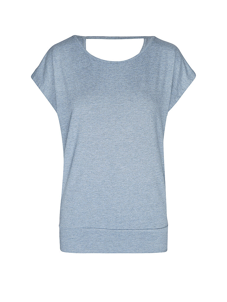 SPIRIT OF OM Damen Yogashirt Jangama hellblau | M